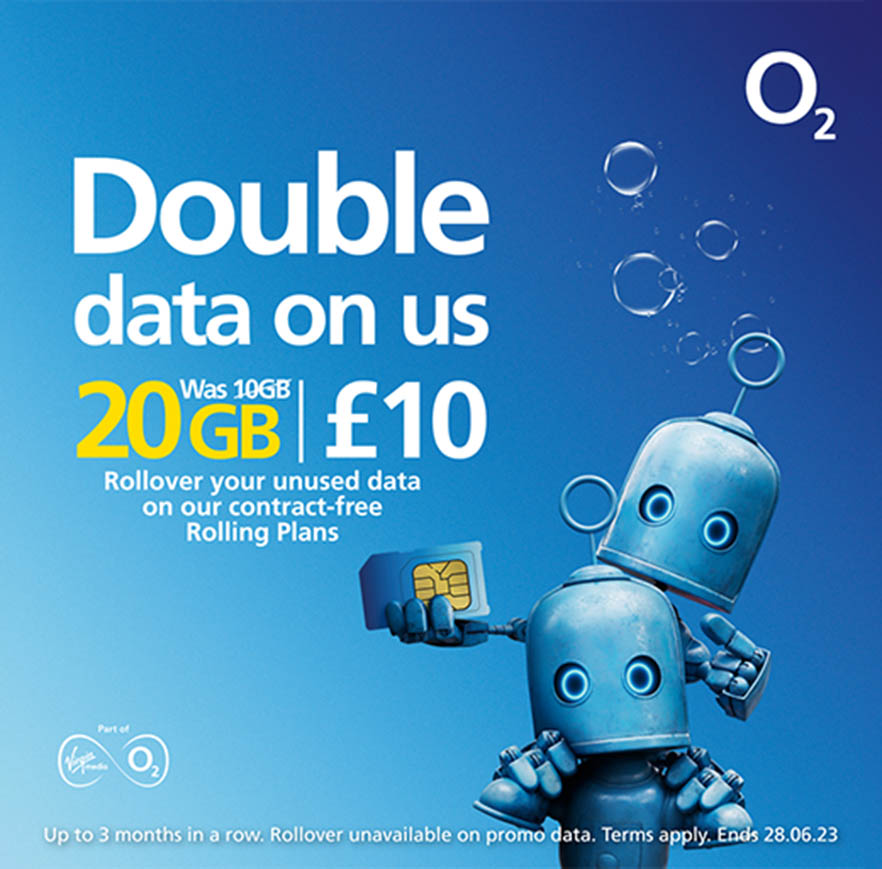 New and Existing O2 Customers Can Enjoy Double Data for Up to Three Months